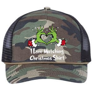 Funny Couple Christmas I Love Matching Christmas Retro Rope Trucker Hat Cap