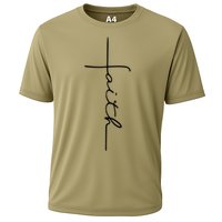 Faith Cross Christian Cooling Performance Crew T-Shirt