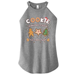 Family Christmas Cookie Baking Crew For The Cool Aunt Baker Cute Gift Women's Perfect Tri Rocker Tank