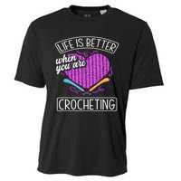 Funny Crocheting Crochet Quote Crocheter Cooling Performance Crew T-Shirt