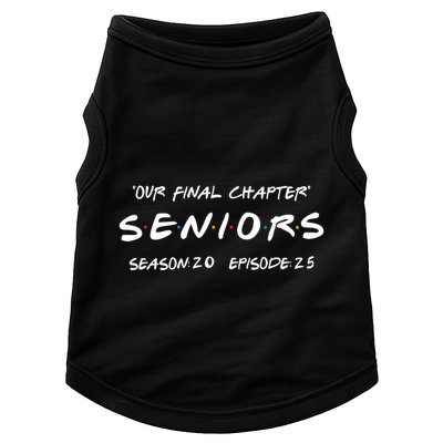 Final Chapter Class Of 2025 Senior Retro Funny Seniors 2025 Doggie Tank