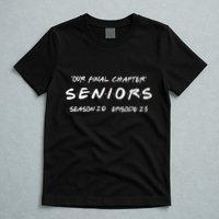 Final Chapter Class Of 2025 Senior Retro Funny Seniors 2025 T-Shirt
