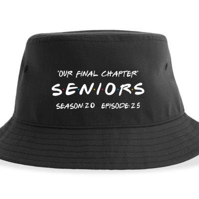 Final Chapter Class Of 2025 Senior Retro Funny Seniors 2025 Sustainable Bucket Hat