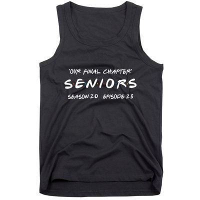 Final Chapter Class Of 2025 Senior Retro Funny Seniors 2025 Tank Top