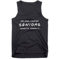 Final Chapter Class Of 2025 Senior Retro Funny Seniors 2025 Tank Top