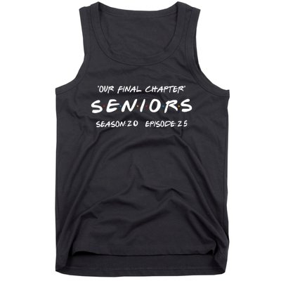 Final Chapter Class Of 2025 Senior Retro Funny Seniors 2025 Tank Top