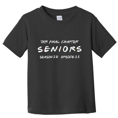 Final Chapter Class Of 2025 Senior Retro Funny Seniors 2025 Toddler T-Shirt