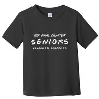 Final Chapter Class Of 2025 Senior Retro Funny Seniors 2025 Toddler T-Shirt