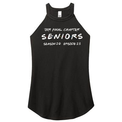 Final Chapter Class Of 2025 Senior Retro Funny Seniors 2025 Women’s Perfect Tri Rocker Tank