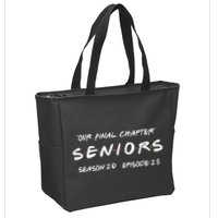 Final Chapter Class Of 2025 Senior Retro Funny Seniors 2025 Zip Tote Bag