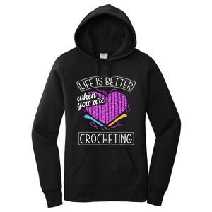 Funny Crocheting Crochet Quote Crocheter Women's Pullover Hoodie