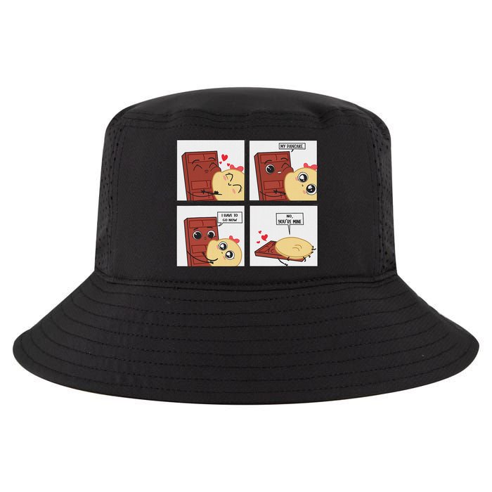 Funny Cute Couple Journey Choco And Pancake Romantic Lover Cool Comfort Performance Bucket Hat