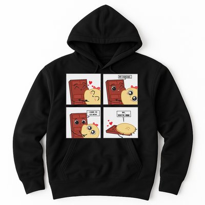 Funny Cute Couple Journey Choco And Pancake Romantic Lover Hoodie