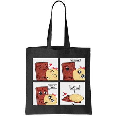 Funny Cute Couple Journey Choco And Pancake Romantic Lover Bag
