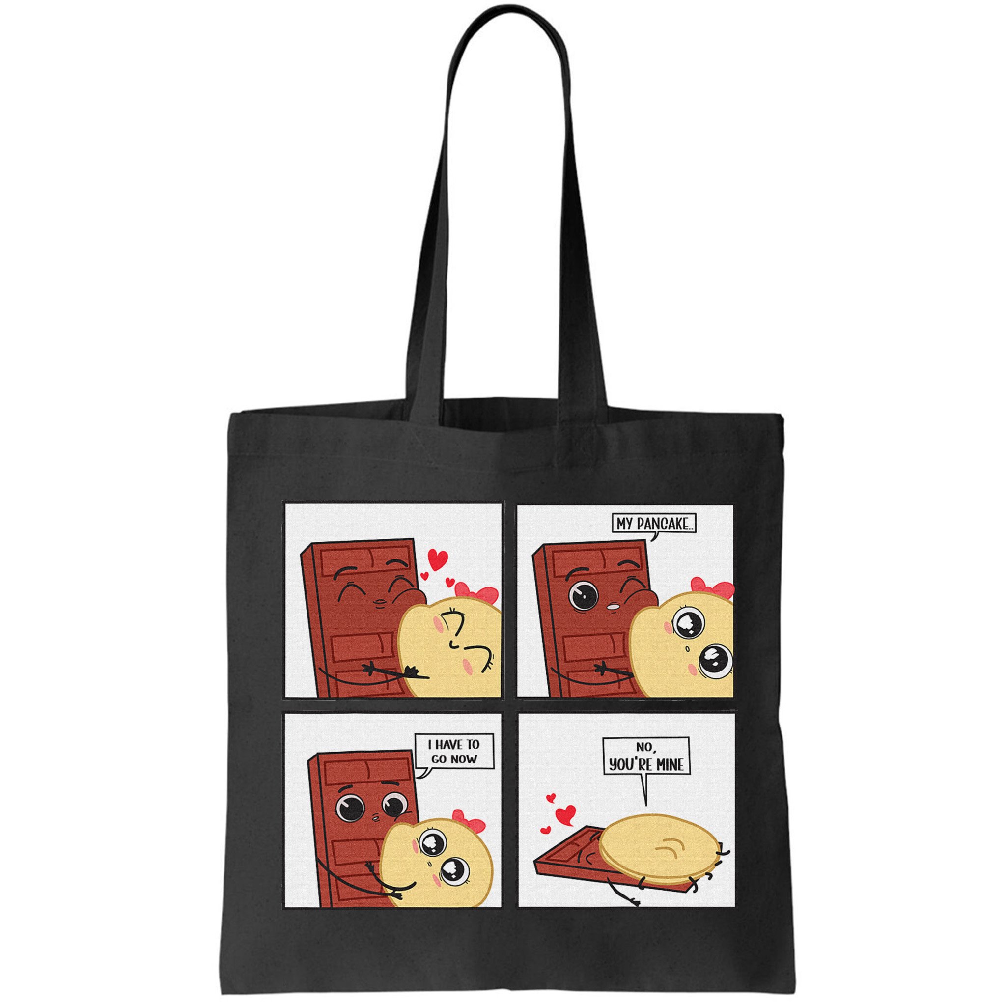 Funny Cute Couple Journey Choco And Pancake Romantic Lover Bag