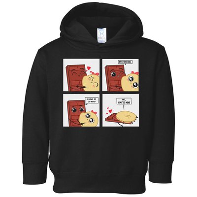 Funny Cute Couple Journey Choco And Pancake Romantic Lover Toddler Hoodie