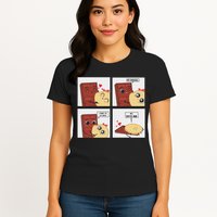 Funny Cute Couple Journey Choco And Pancake Romantic Lover Womens T-Shirt