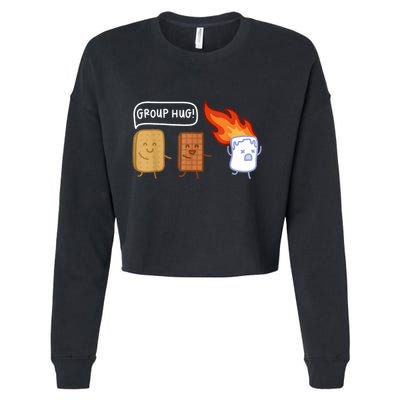 Funny Camping Camping Lover Outdoor Camping Cropped Pullover Crew