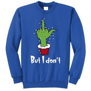 Funny Couple Christmas But I Don't Matching Couples Xmas Sweatshirt