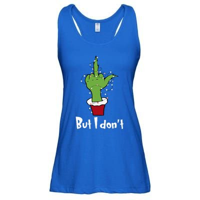 Funny Couple Christmas But I Don't Matching Couples Xmas Ladies Essential Flowy Tank