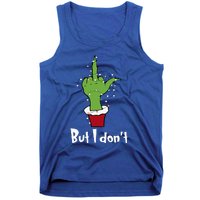 Funny Couple Christmas But I Don't Matching Couples Xmas Tank Top