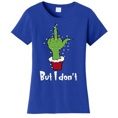 Funny Couple Christmas But I Don't Matching Couples Xmas Women's T-Shirt