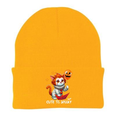 Funny Clown Cute To Spooky Cat Halloween Knit Cap Winter Beanie