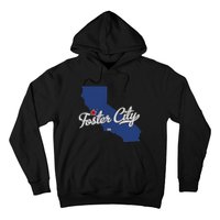 Foster City California CA Map Hoodie