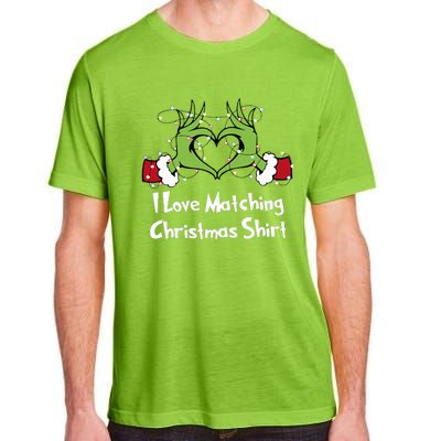 Funny Couple Christmas I Love Matching Christmas Xmas  Adult ChromaSoft Performance T-Shirt