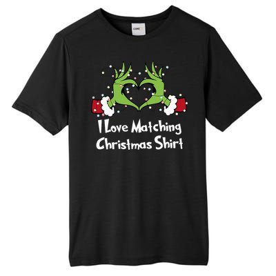 Funny Couple Christmas I Love Matching Christmas Xmas  Tall Fusion ChromaSoft Performance T-Shirt