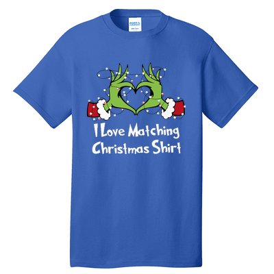 Funny Couple Christmas I Love Matching Christmas Xmas  Tall T-Shirt