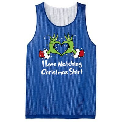 Funny Couple Christmas I Love Matching Christmas Xmas  Mesh Reversible Basketball Jersey Tank