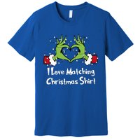 Funny Couple Christmas I Love Matching Christmas Xmas  Premium T-Shirt