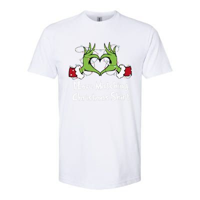 Funny Couple Christmas I Love Matching Christmas Xmas  Softstyle CVC T-Shirt