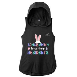 Folsom Care Center Easter Bunny Nursing Home Ladies PosiCharge Tri-Blend Wicking Draft Hoodie Tank