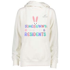 Folsom Care Center Easter Bunny Nursing Home Womens Funnel Neck Pullover Hood