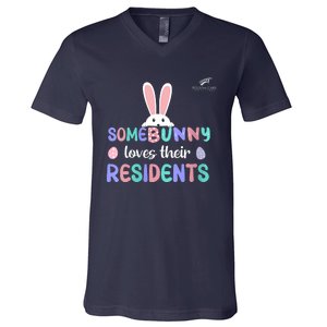 Folsom Care Center Easter Bunny Nursing Home V-Neck T-Shirt