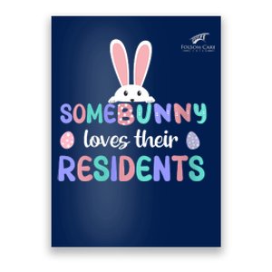 Folsom Care Center Easter Bunny Nursing Home Poster