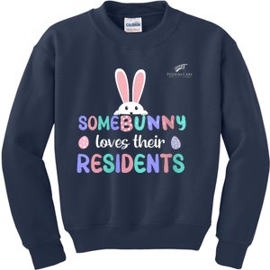 Folsom Care Center Easter Bunny Nursing Home Kids Sweatshirt