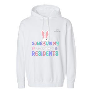 Folsom Care Center Easter Bunny Nursing Home Garment-Dyed Fleece Hoodie