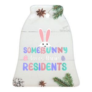 Folsom Care Center Easter Bunny Nursing Home Ceramic Bell Ornament