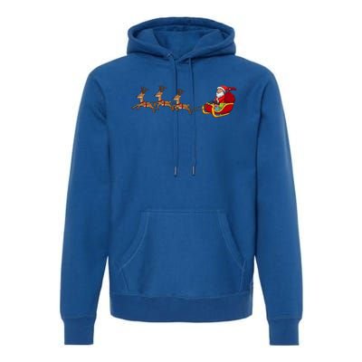 Father Christmas Comes To You At Christmas Gift Premium Hoodie