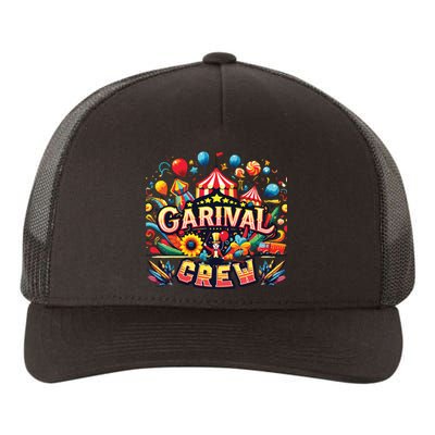 Funny Carnival Crew Circus Party Staff Costume Yupoong Adult 5-Panel Trucker Hat