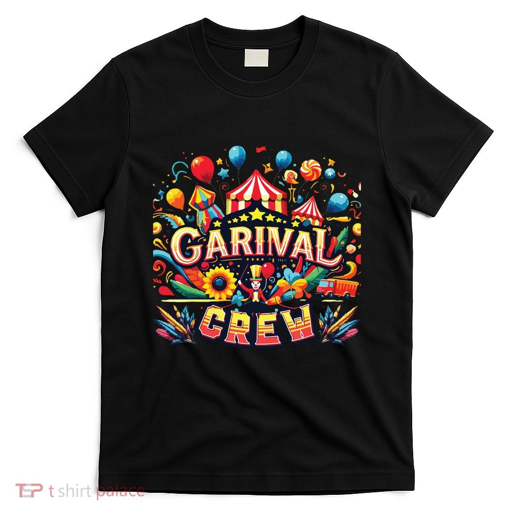 Funny Carnival Crew Circus Party Staff Costume T-Shirt