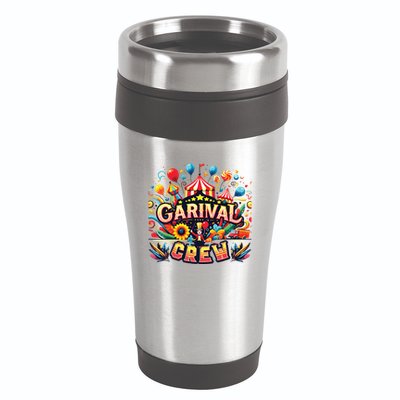 Funny Carnival Crew Circus Party Staff Costume 16oz Travel Tumbler