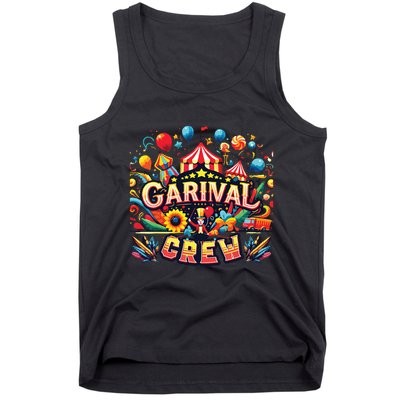 Funny Carnival Crew Circus Party Staff Costume Tank Top