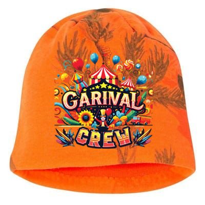 Funny Carnival Crew Circus Party Staff Costume Kati - Camo Knit Beanie