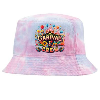 Funny Carnival Crew Circus Party Staff Costume Tie-Dyed Bucket Hat