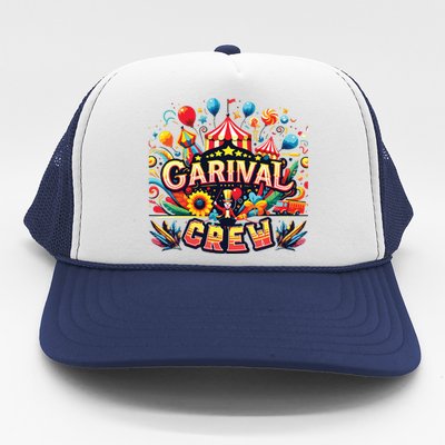 Funny Carnival Crew Circus Party Staff Costume Trucker Hat