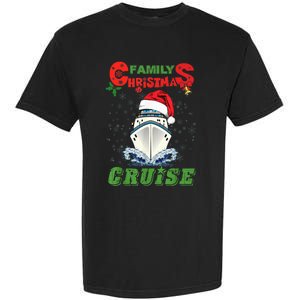 Family Christmas Cruise , Wo, Girls and Boy Sailing Garment-Dyed Heavyweight T-Shirt